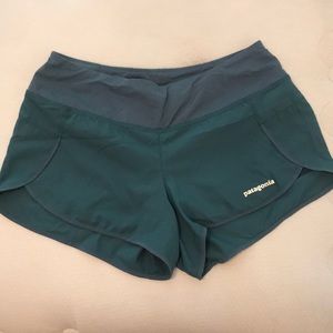 Teal Patagonia shorts - size small
